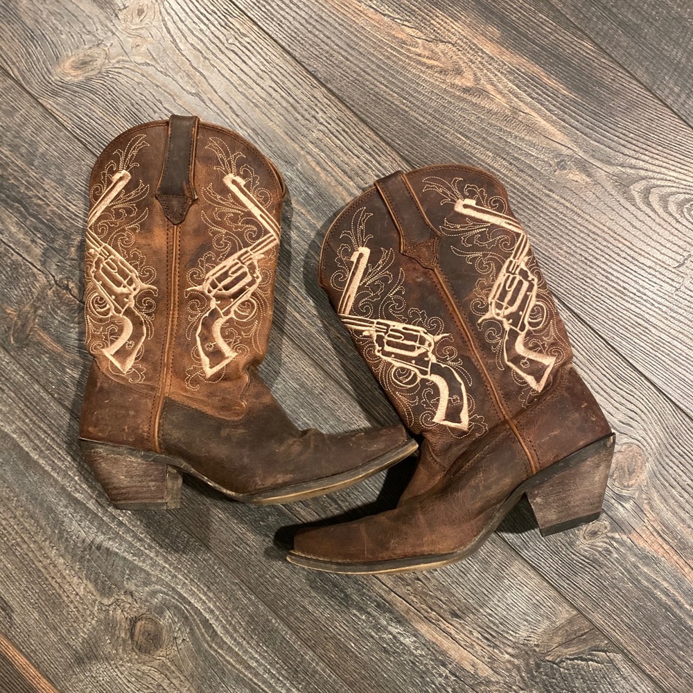 Durango Crossed Guns Boot - Picture 2 of 8